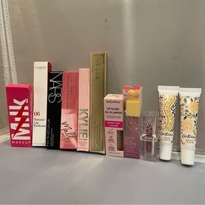 Lot 11 NEW Full-size Lippies NARS MILK Crème Kylie Stila Clarins Auth Ret $199!